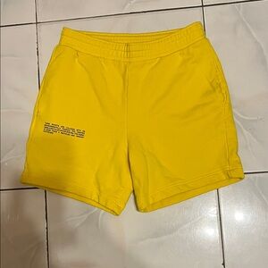 Pangaia Women's Athletic Shorts in Vibrant Yellow